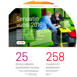 Senaatti-kiinteistöjen yhteiskuntavastuuraportti 2016