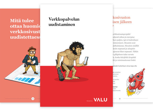 verkkopalvelun uudistaminen -pikaopas