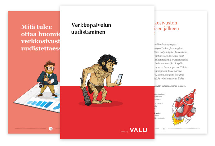 verkkopalvelun uudistaminen -pikaopas