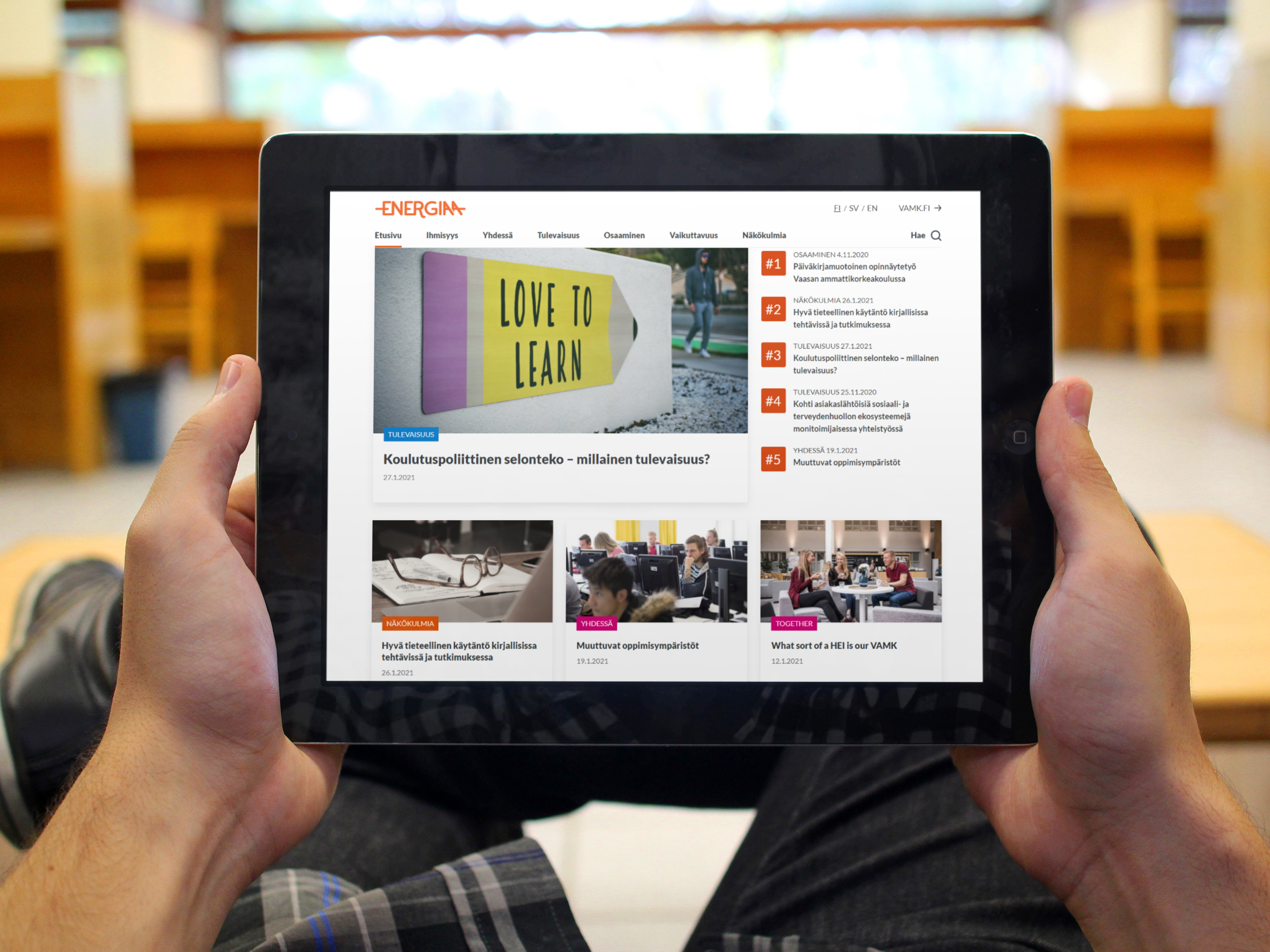 VAMK: Energiaa-verkkolehti